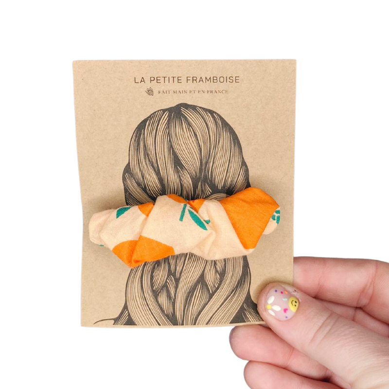 Pince Scrunchy - Orange agrume
