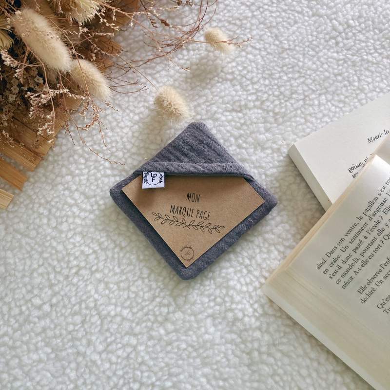Marque-page d'angle - Gris