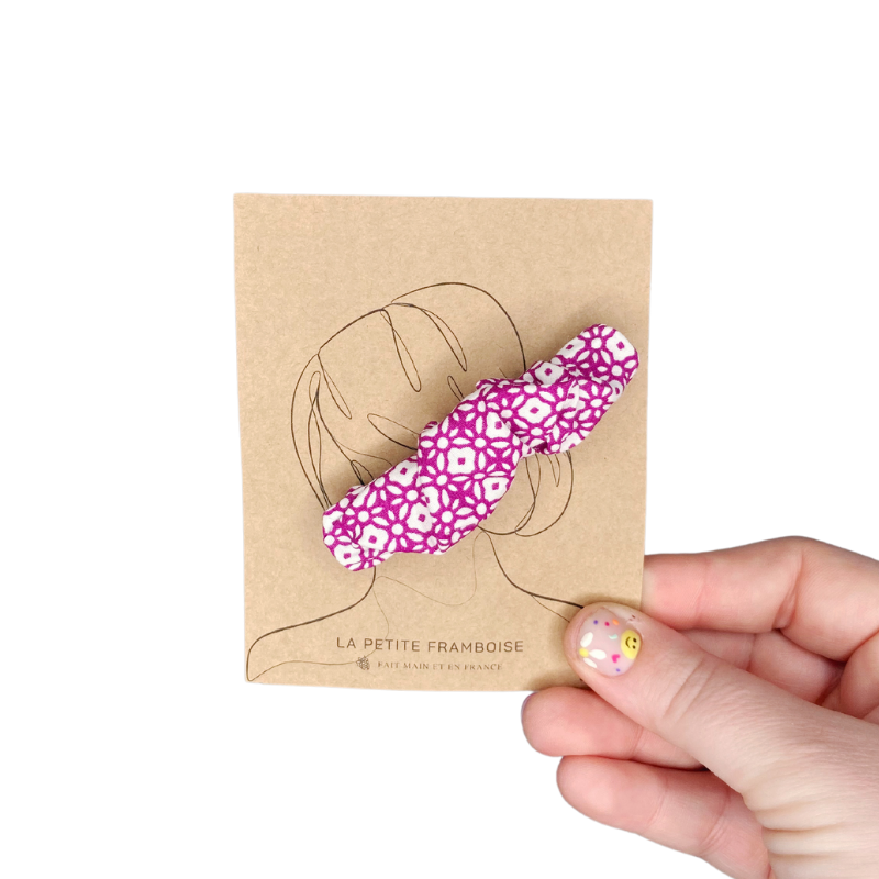 Pince Scrunchy - Violine à motif