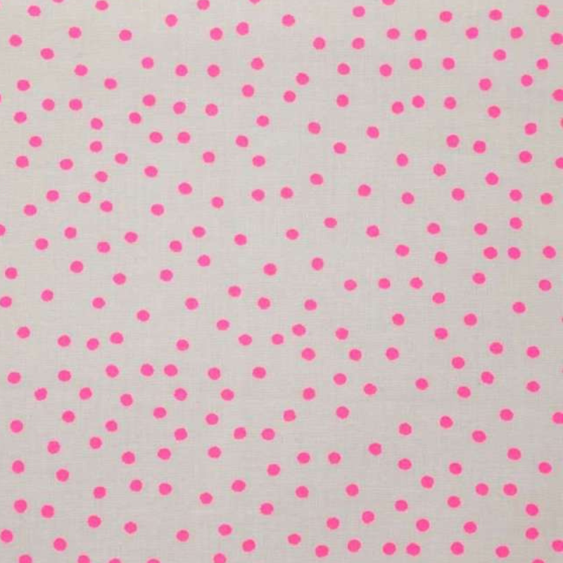 Pochette à Savon Imperméable – Pois rose fluo