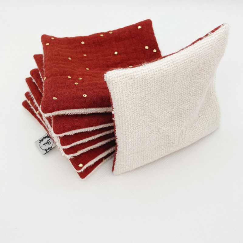 Semainier de Cotons Lavables – SUR COMMANDE