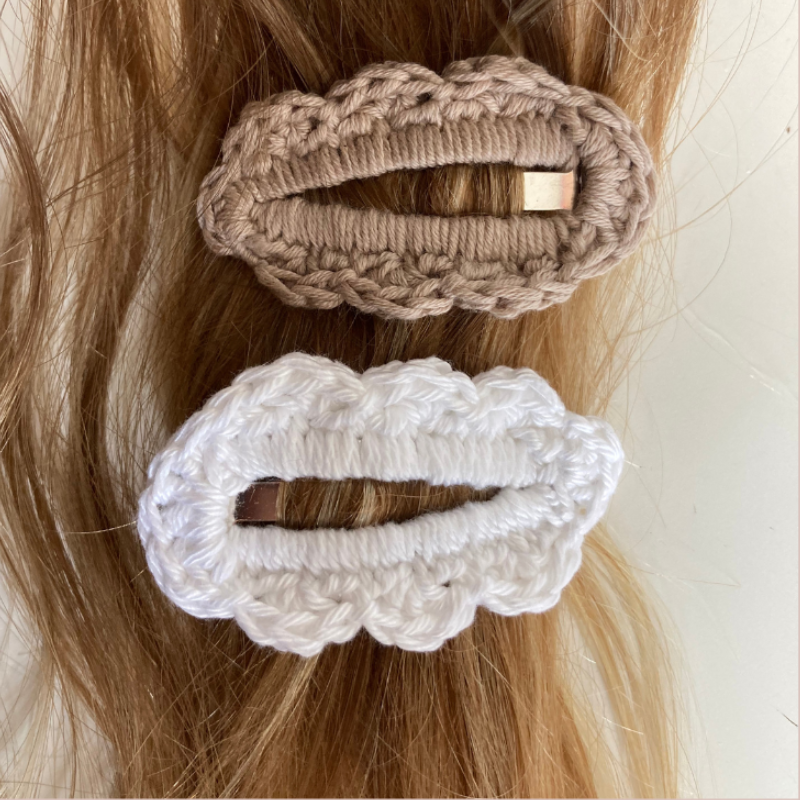 Barrette Bernadette - Écrue - La Petite Framboise