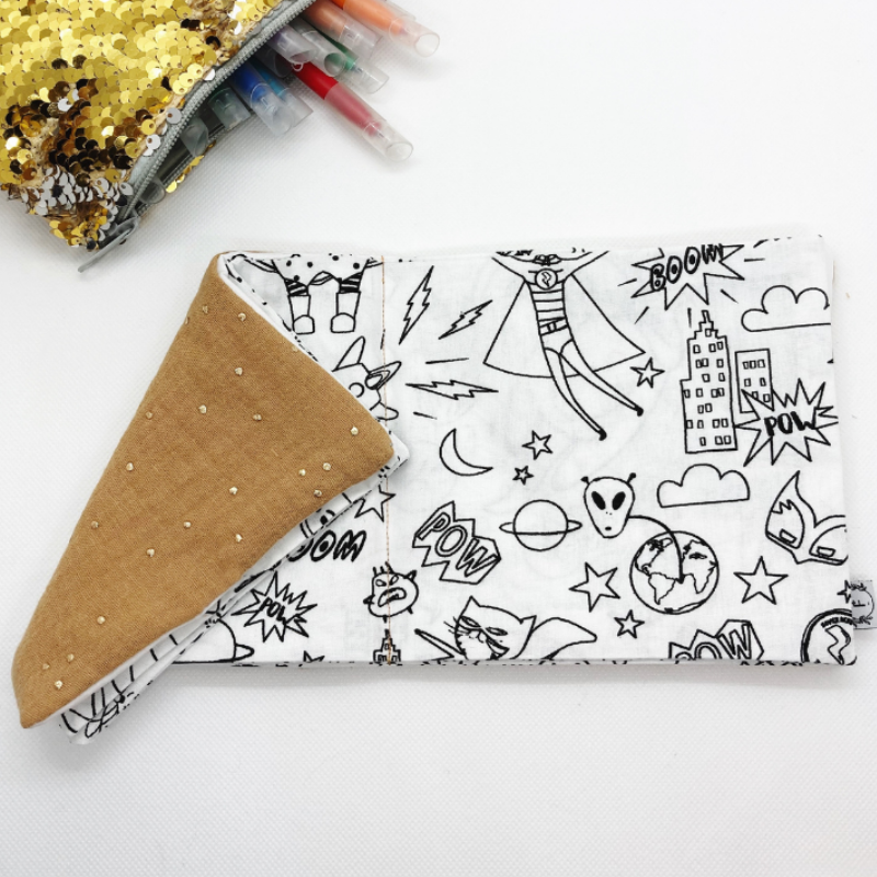 Cahier à Colorier Lavable - SUR COMMANDE