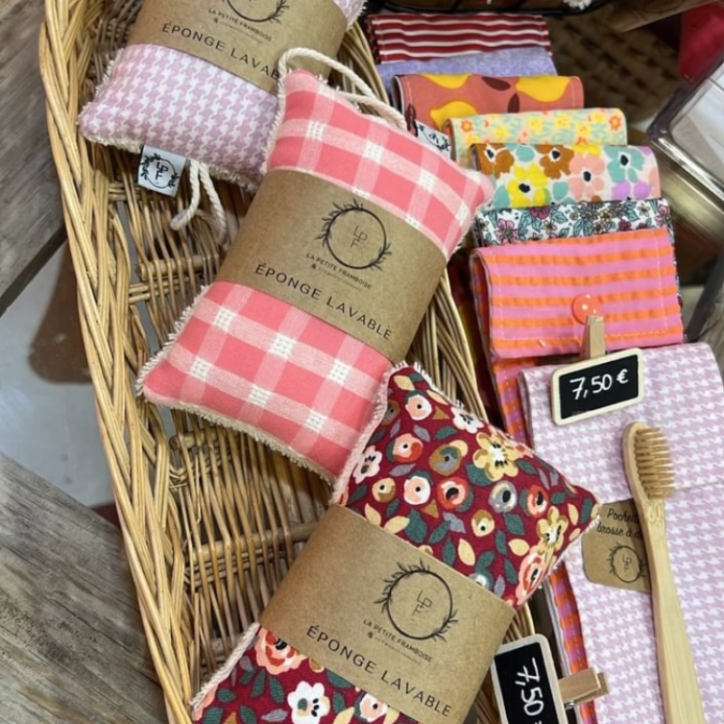 Éponge lavable et réutilisable - Feuillage