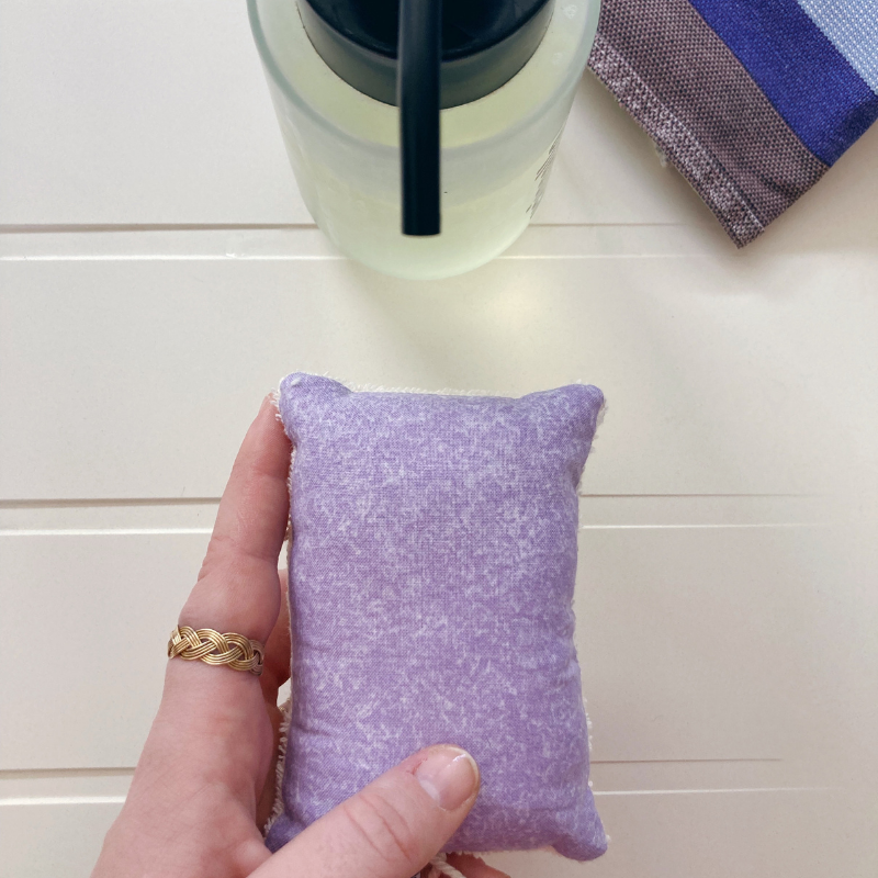 Éponge lavable et réutilisable - Violet