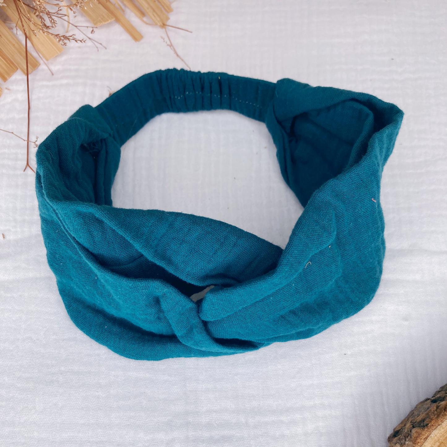 Headband twist enfant - Pétrole