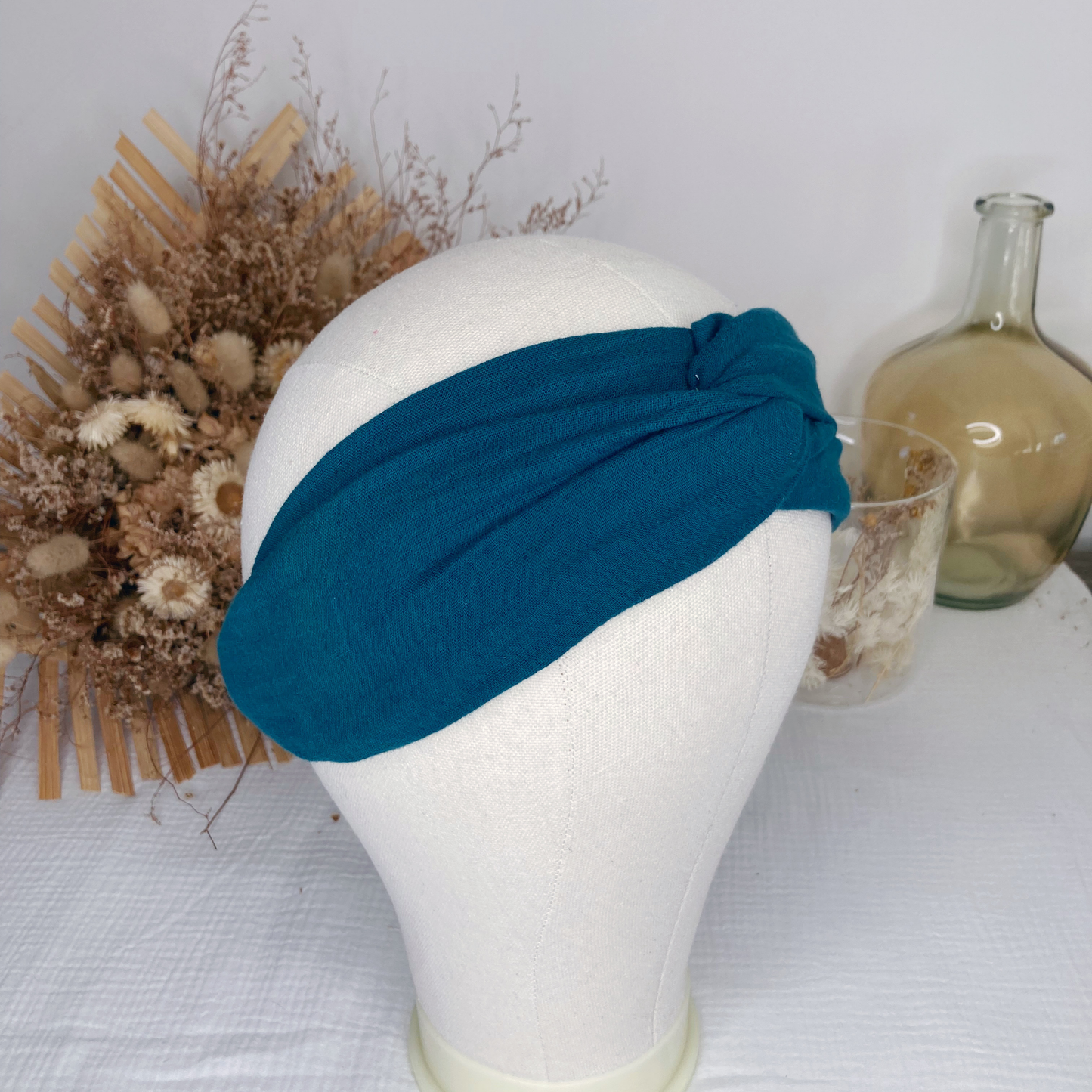 Headband twist adulte - Pétrole