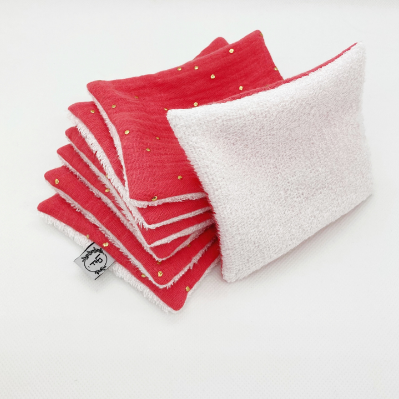 Semainier de Cotons Lavables – SUR COMMANDE