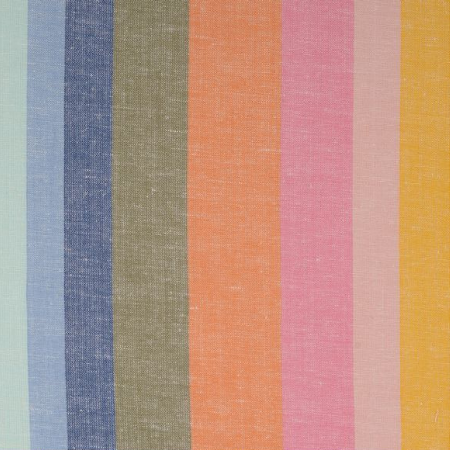 Semainier de cotons lavables - Pastel rayé