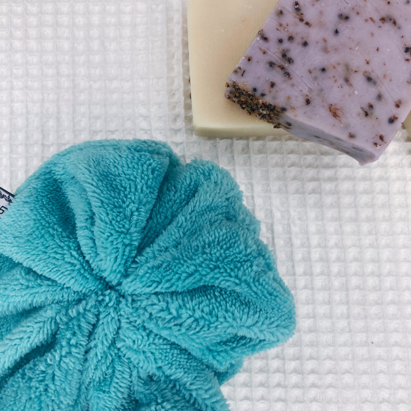 Fleur de douche - Bleu Turquoise