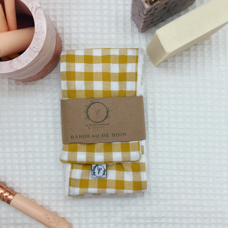 Bandeau de soin - Vichy jaune