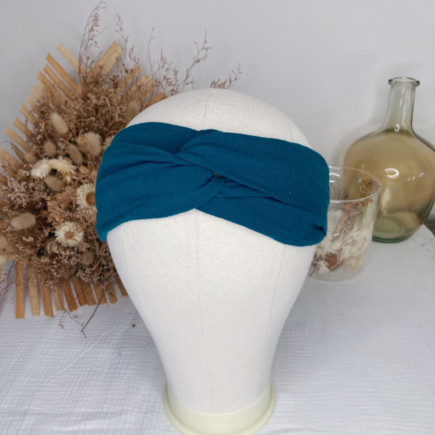 Headband twist adulte - Pétrole