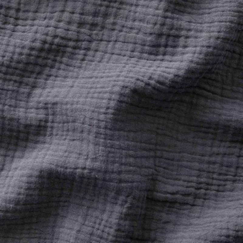 Attache tétine - Gaze de coton Gris