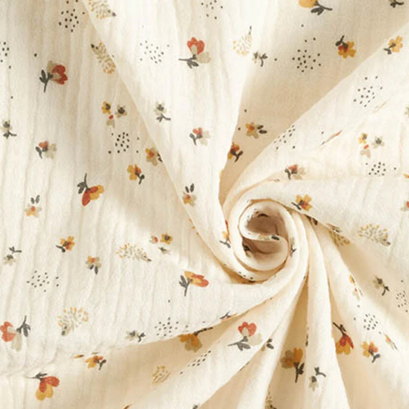 Attache tétine - Ecrue à fleur jaune