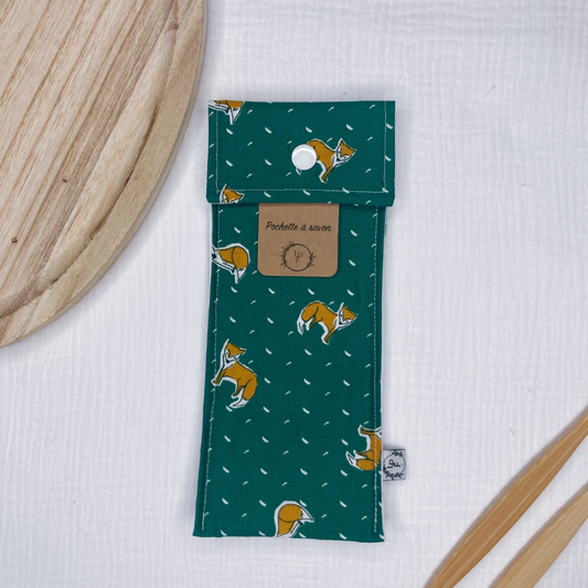 Pochette à Brosse à Dents Imperméable - Vert à renard - La Petite Framboise