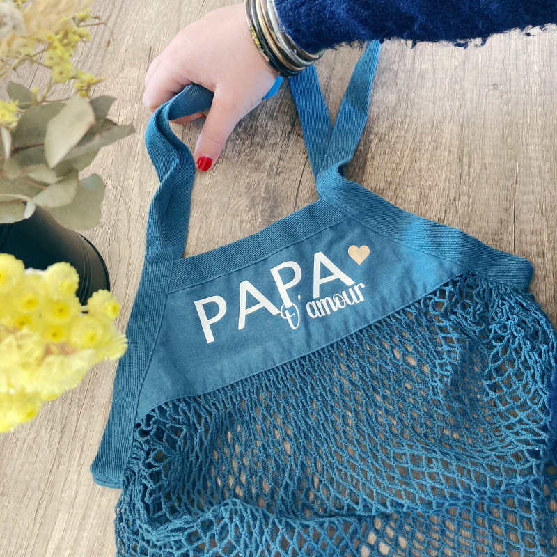 Sac filet - Papa d'amour