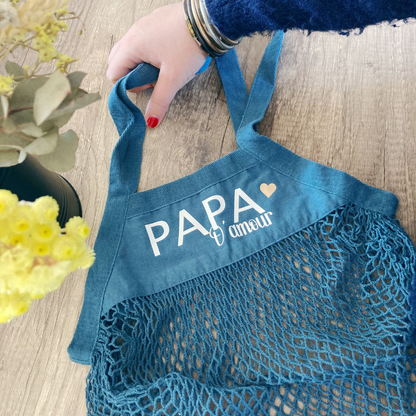 Sac filet - Papa d'amour