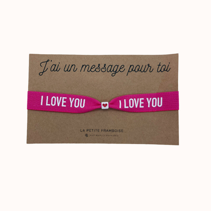 Bracelet Massage - I love You - La Petite Framboise