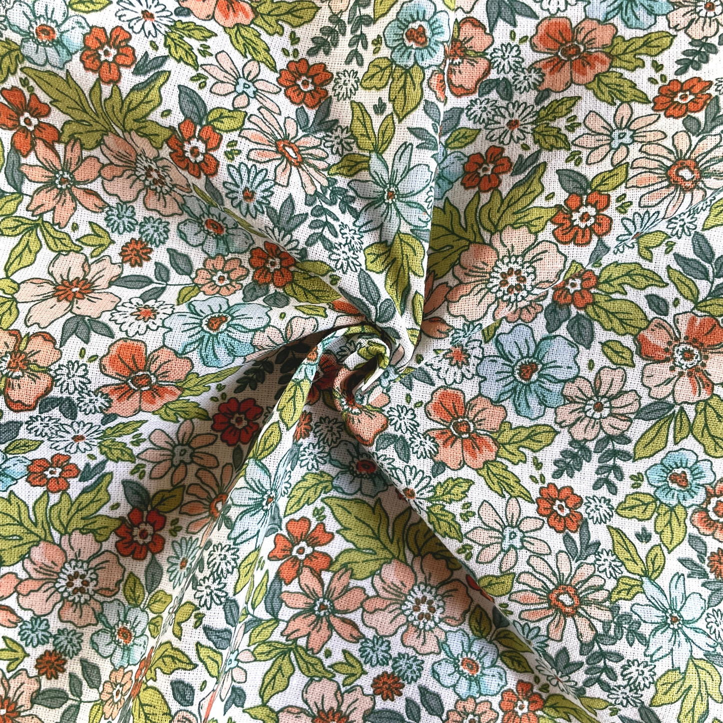 Pochette à Brosse à Dents Imperméable - Fleuri vert/rose/bleu