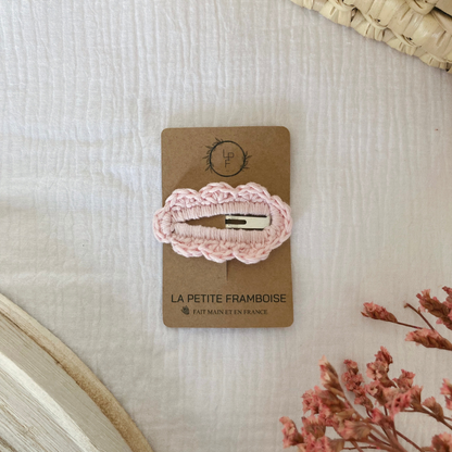 Barrette Bernadette - Rose clair