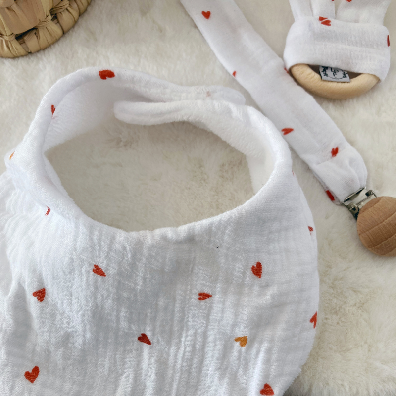 Coffret de naissance - Blanc à coeur rouge - La Petite Framboise