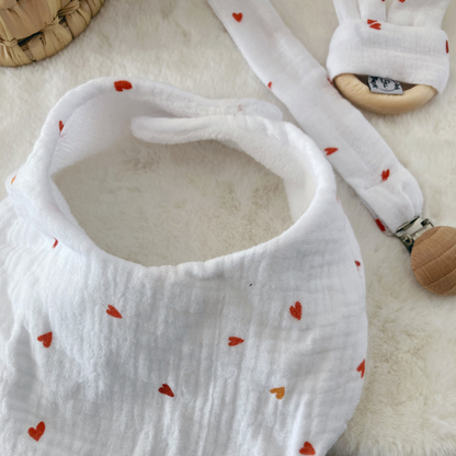Coffret de naissance - Blanc à coeur rouge - La Petite Framboise