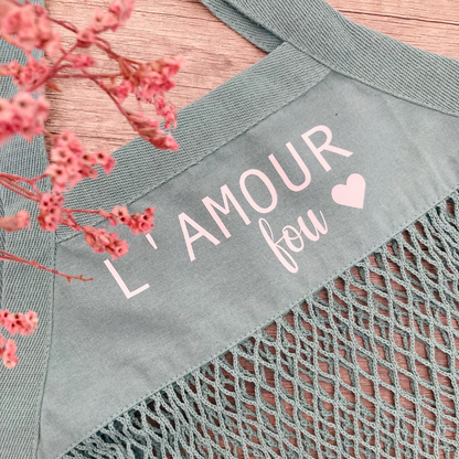 Sac filet - L'amour fou