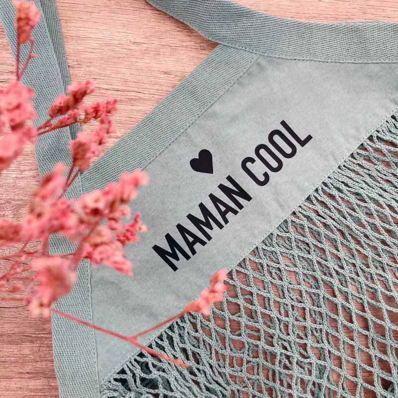 Sac filet - Maman cool - La Petite Framboise