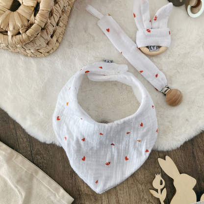 Coffret de naissance - Blanc à coeur rouge - La Petite Framboise