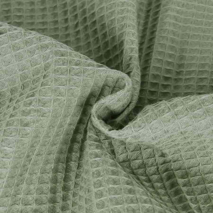 Éponge lavable et réutilisable - Nid d'abeille vert sauge