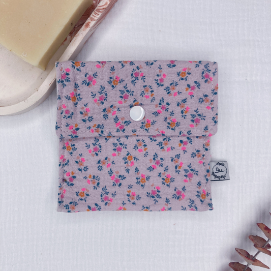 Pochette à Savon Imperméable – Violine à fleur