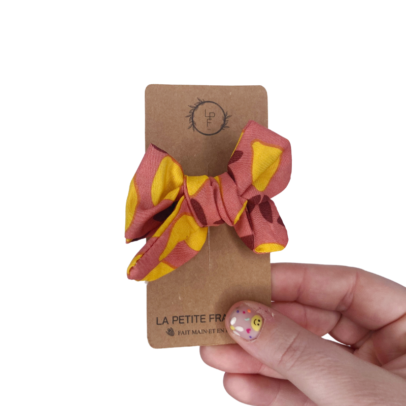 Élastique Nœud - Marsala / citron - La Petite Framboise