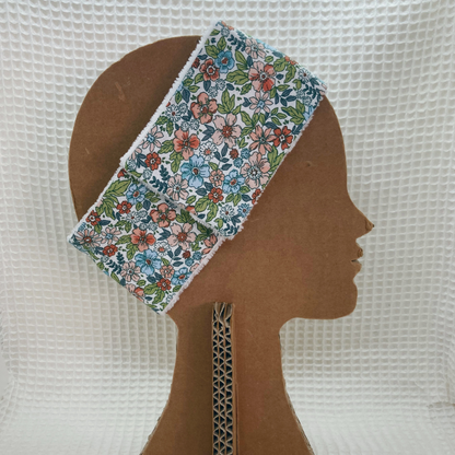 Bandeau de soin - Fleuri vert