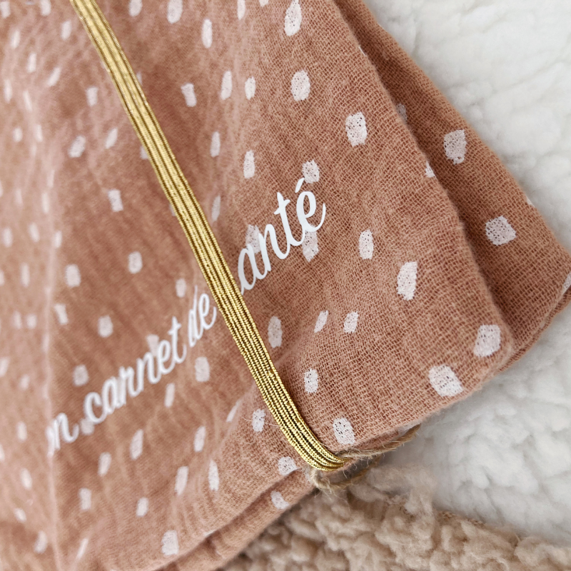 Protège carnet de santé - Camel motif biche