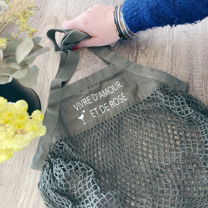 Sac filet - D'amour et de rosé