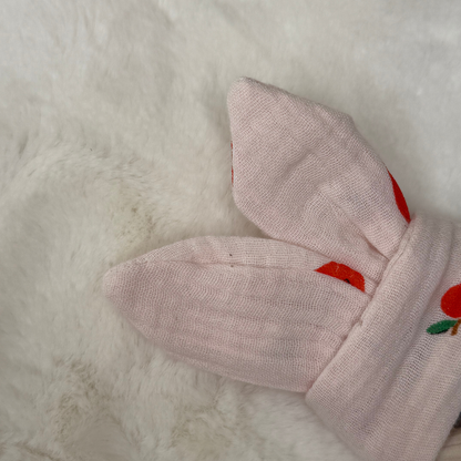 Anneau de Dentition - Gaze de coton pomme d'amour