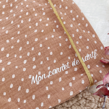 Protège carnet de santé - Camel motif biche