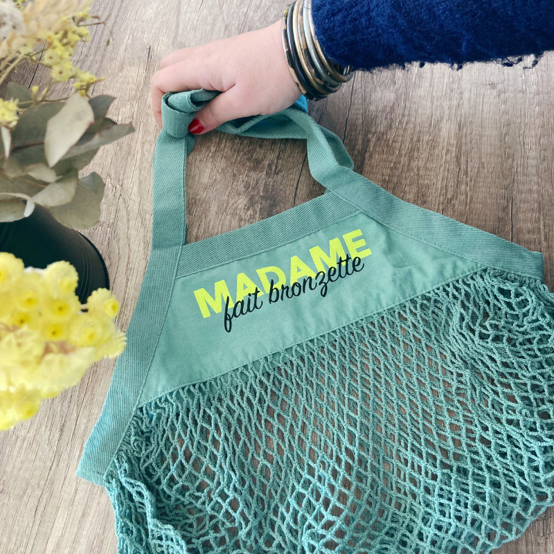 Sac filet - Madame fait bronzette