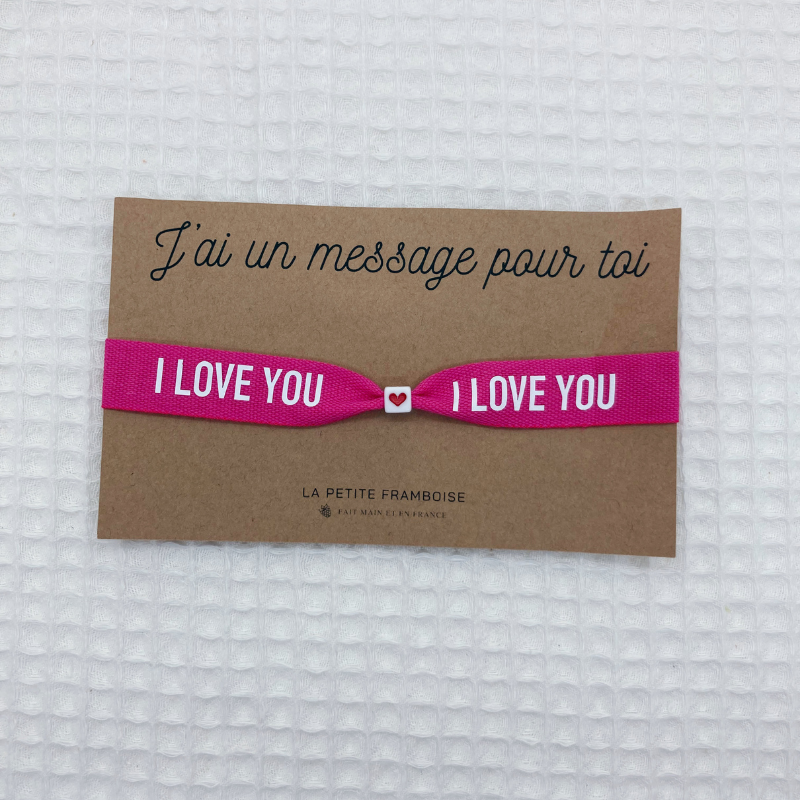 Bracelet Massage - I love You - La Petite Framboise
