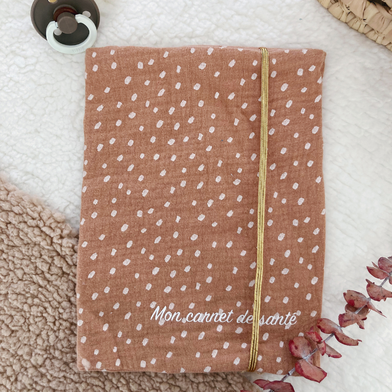 Protège carnet de santé - Camel motif biche