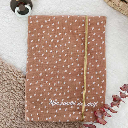 Protège carnet de santé - Camel motif biche
