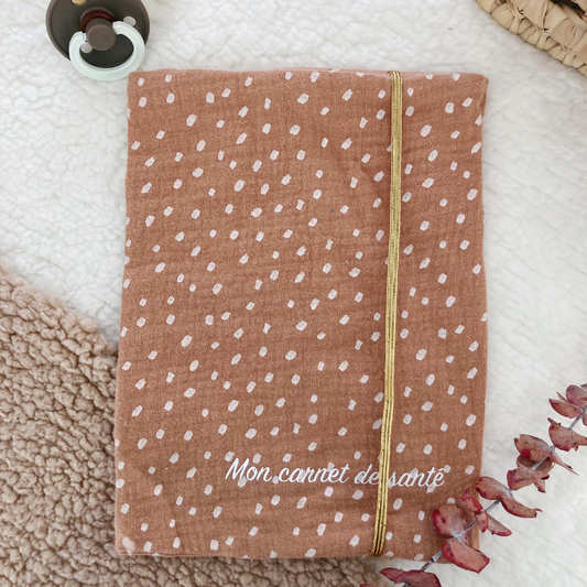 Protège carnet de santé - Camel motif biche