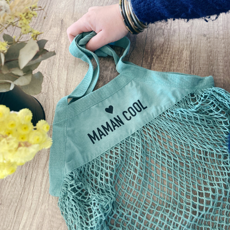 Sac filet - Maman cool - La Petite Framboise
