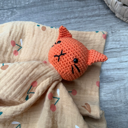 Doudou Chat - Camel à cerises