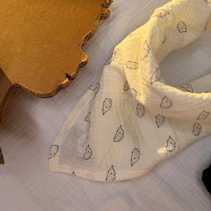 Bandana / Foulard enfant – Ecrue Hérissons