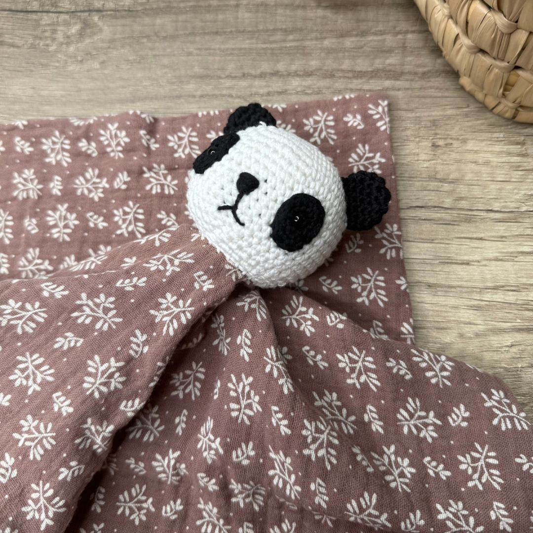 Doudou Panda - Marron fougère