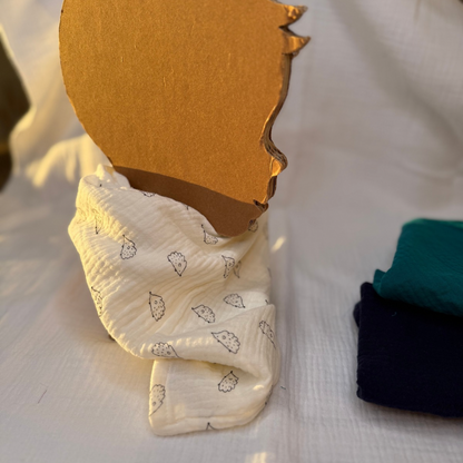 Bandana / Foulard enfant – Ecrue Hérissons